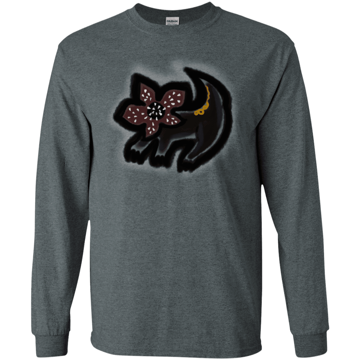 T-Shirts Dark Heather / S Demodog Rupestre Men's Long Sleeve T-Shirt