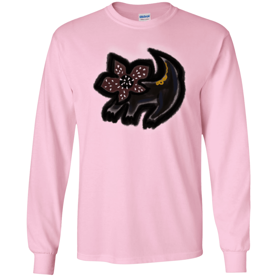 T-Shirts Light Pink / S Demodog Rupestre Men's Long Sleeve T-Shirt