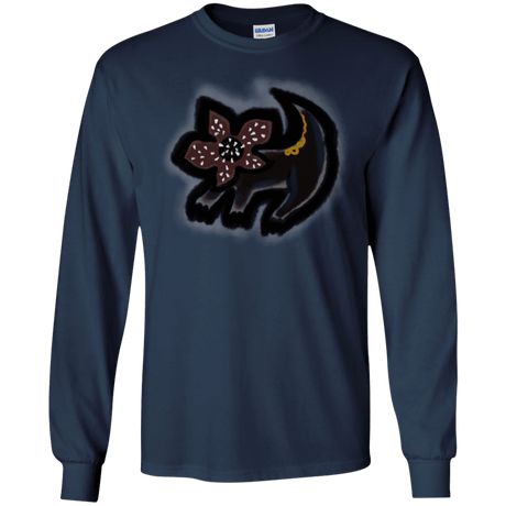 T-Shirts Navy / S Demodog Rupestre Men's Long Sleeve T-Shirt