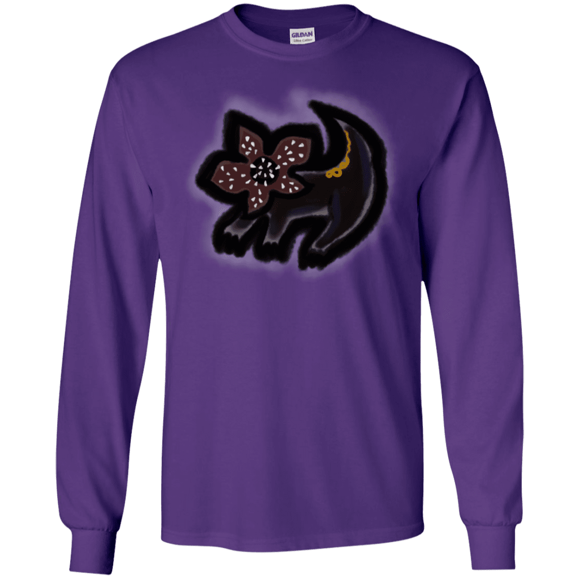 T-Shirts Purple / S Demodog Rupestre Men's Long Sleeve T-Shirt