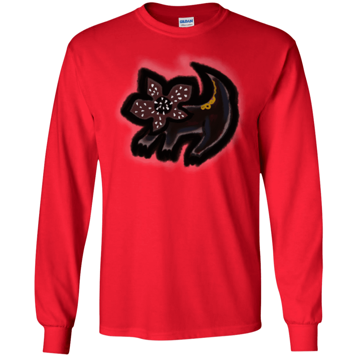 T-Shirts Red / S Demodog Rupestre Men's Long Sleeve T-Shirt