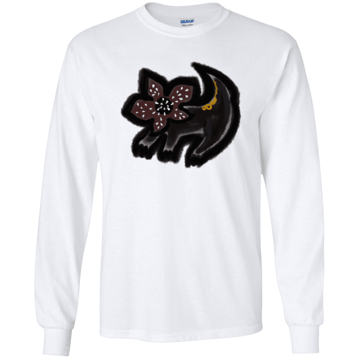 T-Shirts White / S Demodog Rupestre Men's Long Sleeve T-Shirt