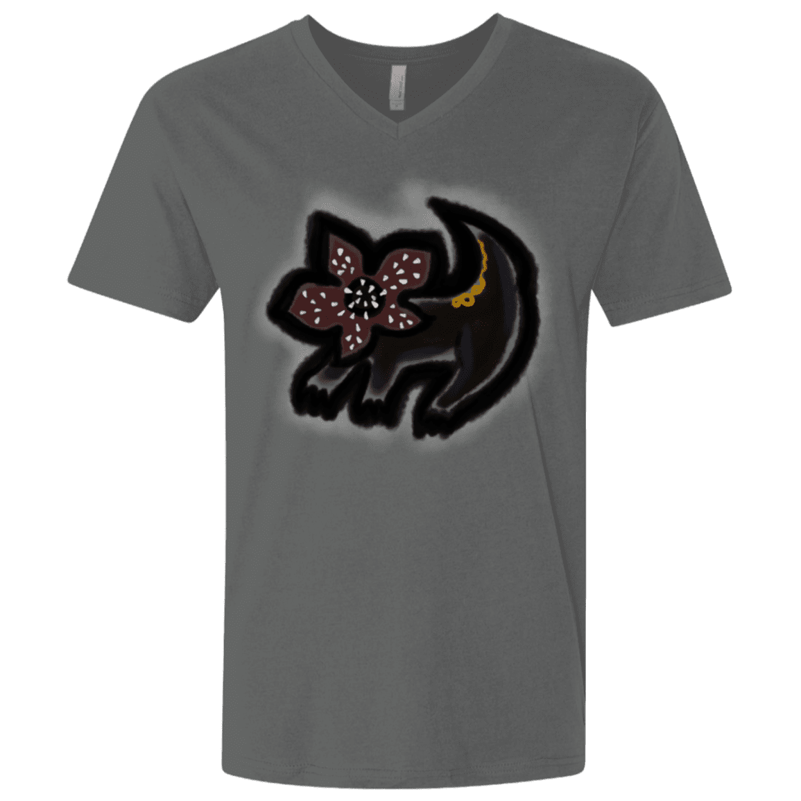 T-Shirts Heavy Metal / X-Small Demodog Rupestre Men's Premium V-Neck