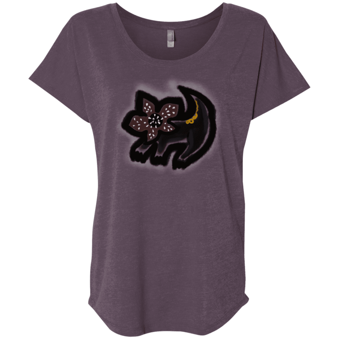 T-Shirts Vintage Purple / X-Small Demodog Rupestre Triblend Dolman Sleeve