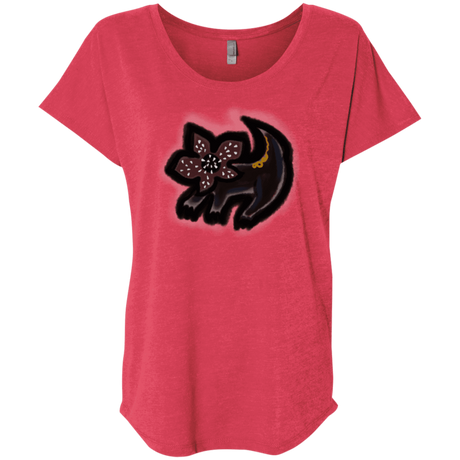 T-Shirts Vintage Red / X-Small Demodog Rupestre Triblend Dolman Sleeve