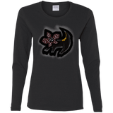 T-Shirts Black / S Demodog Rupestre Women's Long Sleeve T-Shirt