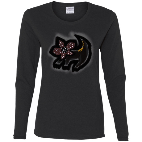 T-Shirts Black / S Demodog Rupestre Women's Long Sleeve T-Shirt