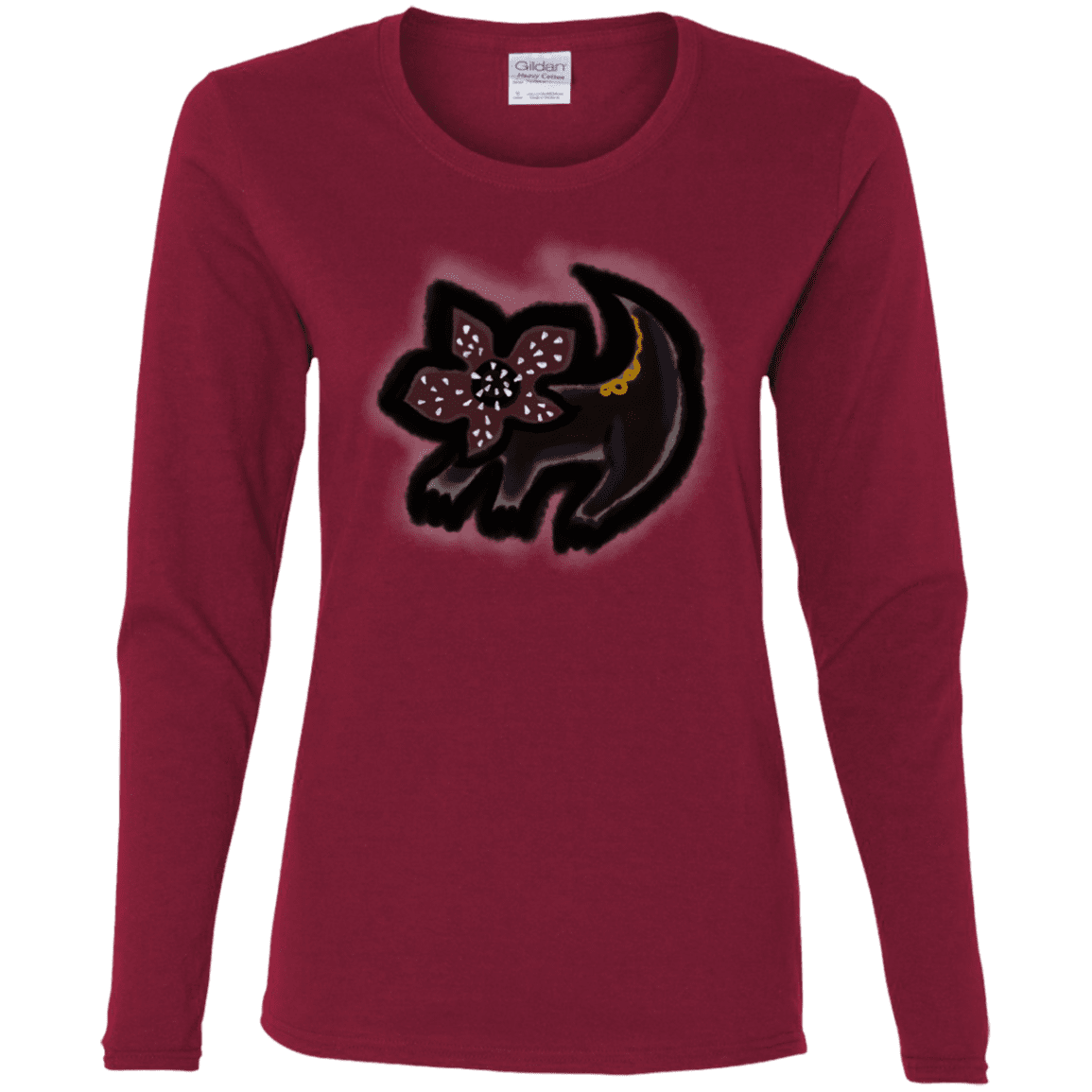 T-Shirts Cardinal / S Demodog Rupestre Women's Long Sleeve T-Shirt