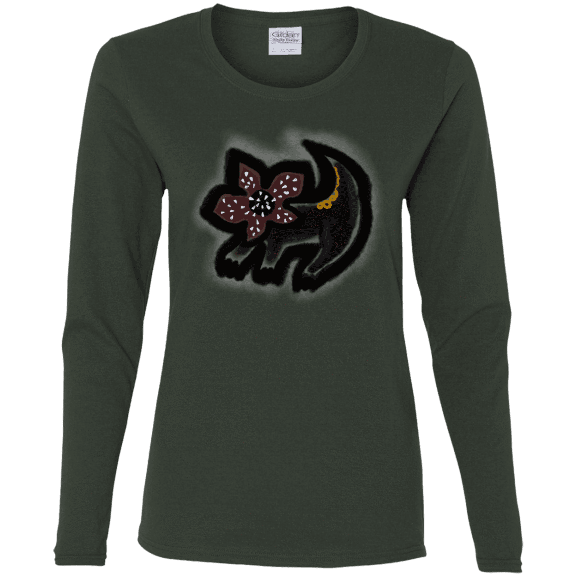 T-Shirts Forest / S Demodog Rupestre Women's Long Sleeve T-Shirt