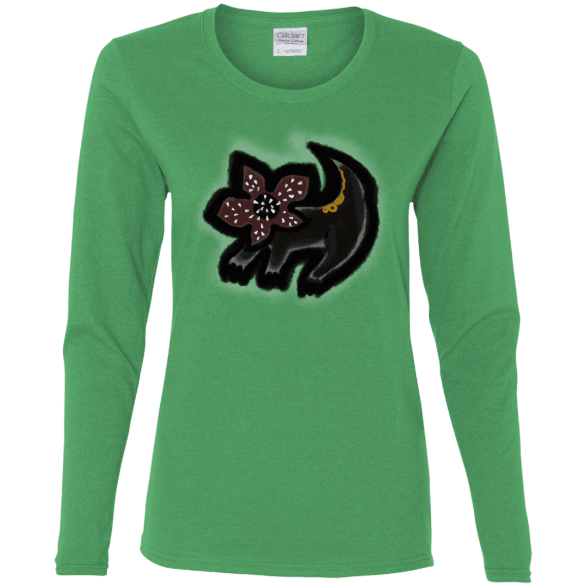 T-Shirts Irish Green / S Demodog Rupestre Women's Long Sleeve T-Shirt