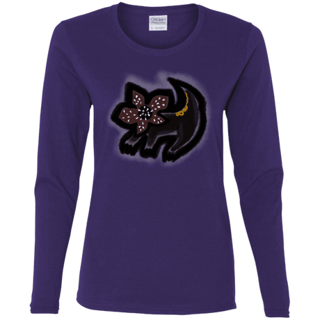 T-Shirts Purple / S Demodog Rupestre Women's Long Sleeve T-Shirt