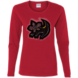 T-Shirts Red / S Demodog Rupestre Women's Long Sleeve T-Shirt