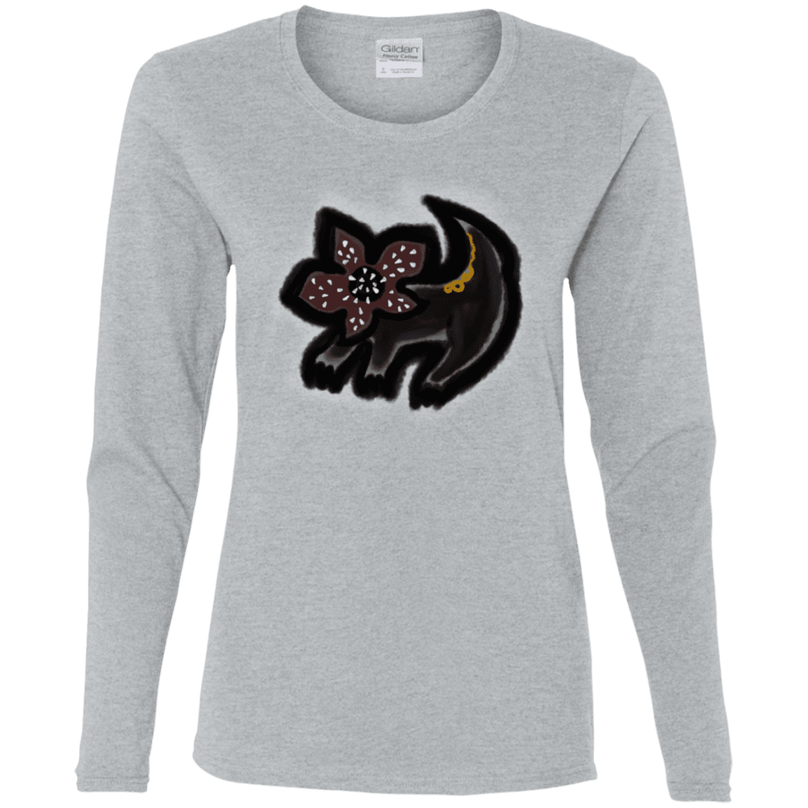 T-Shirts Sport Grey / S Demodog Rupestre Women's Long Sleeve T-Shirt