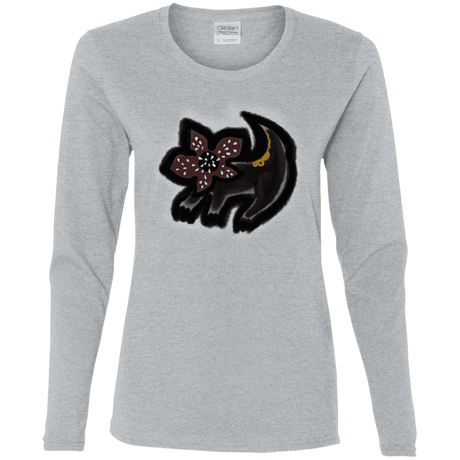 T-Shirts Sport Grey / S Demodog Rupestre Women's Long Sleeve T-Shirt