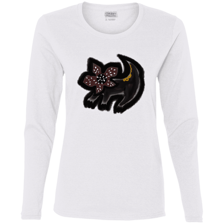 T-Shirts White / S Demodog Rupestre Women's Long Sleeve T-Shirt