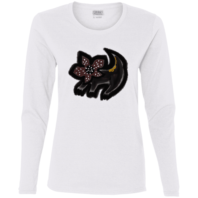 T-Shirts White / S Demodog Rupestre Women's Long Sleeve T-Shirt