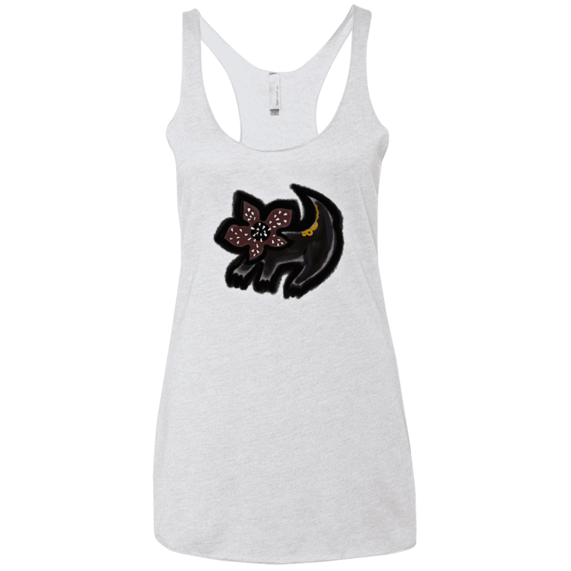 T-Shirts Heather White / X-Small Demodog Rupestre Women's Triblend Racerback Tank