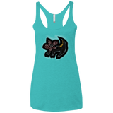 T-Shirts Tahiti Blue / X-Small Demodog Rupestre Women's Triblend Racerback Tank