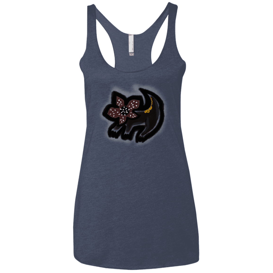 T-Shirts Vintage Navy / X-Small Demodog Rupestre Women's Triblend Racerback Tank
