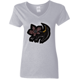 T-Shirts Sport Grey / S Demodog Rupestre Women's V-Neck T-Shirt