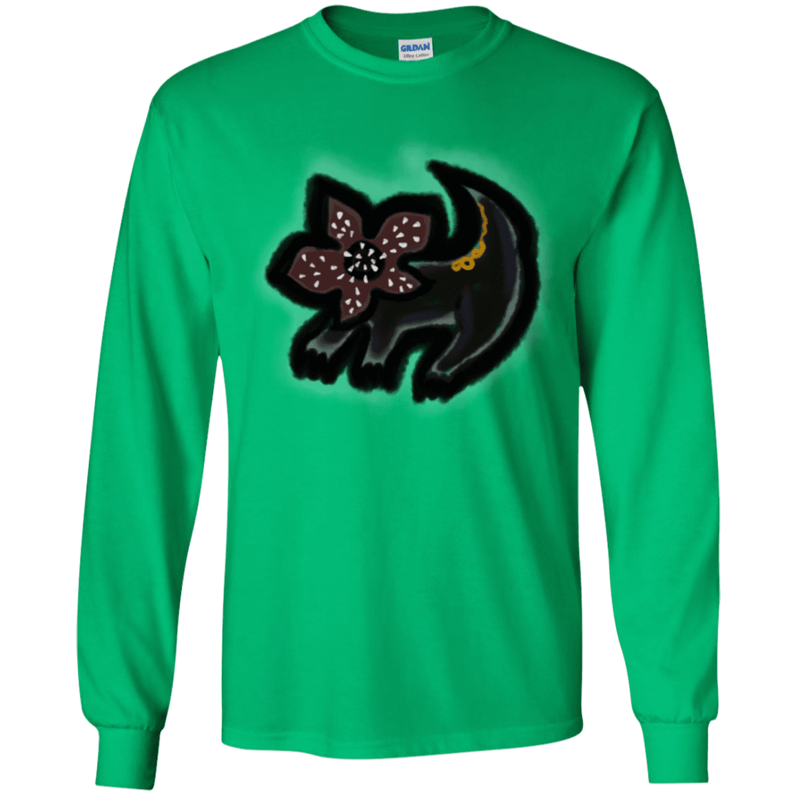 T-Shirts Irish Green / YS Demodog Rupestre Youth Long Sleeve T-Shirt