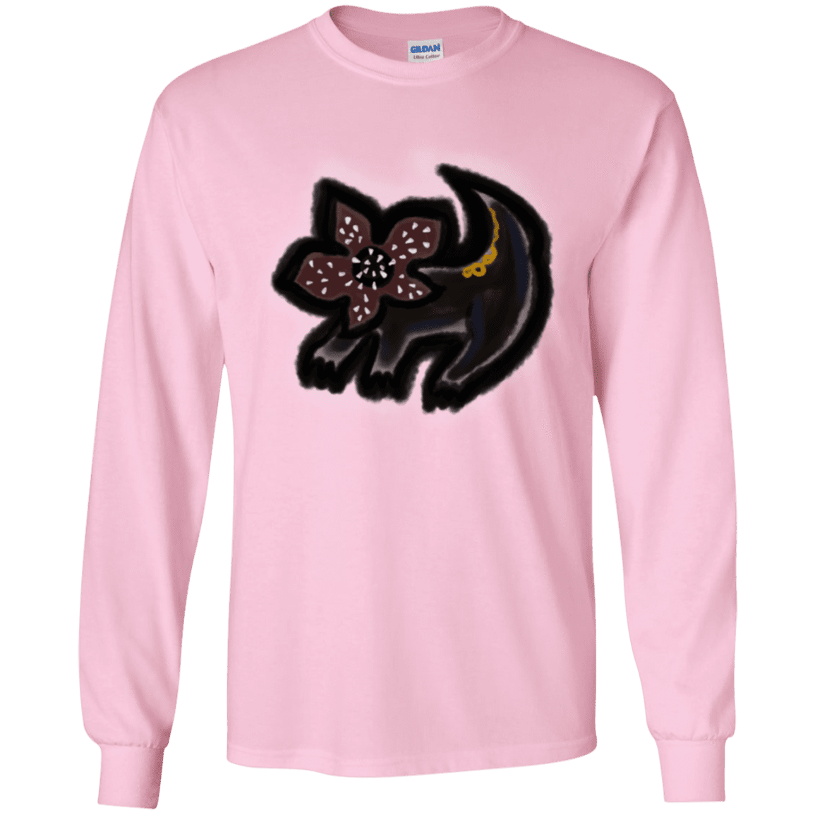 T-Shirts Light Pink / YS Demodog Rupestre Youth Long Sleeve T-Shirt