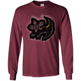 T-Shirts Maroon / YS Demodog Rupestre Youth Long Sleeve T-Shirt