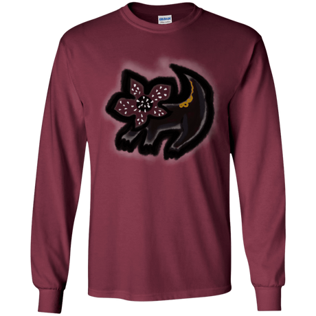 T-Shirts Maroon / YS Demodog Rupestre Youth Long Sleeve T-Shirt