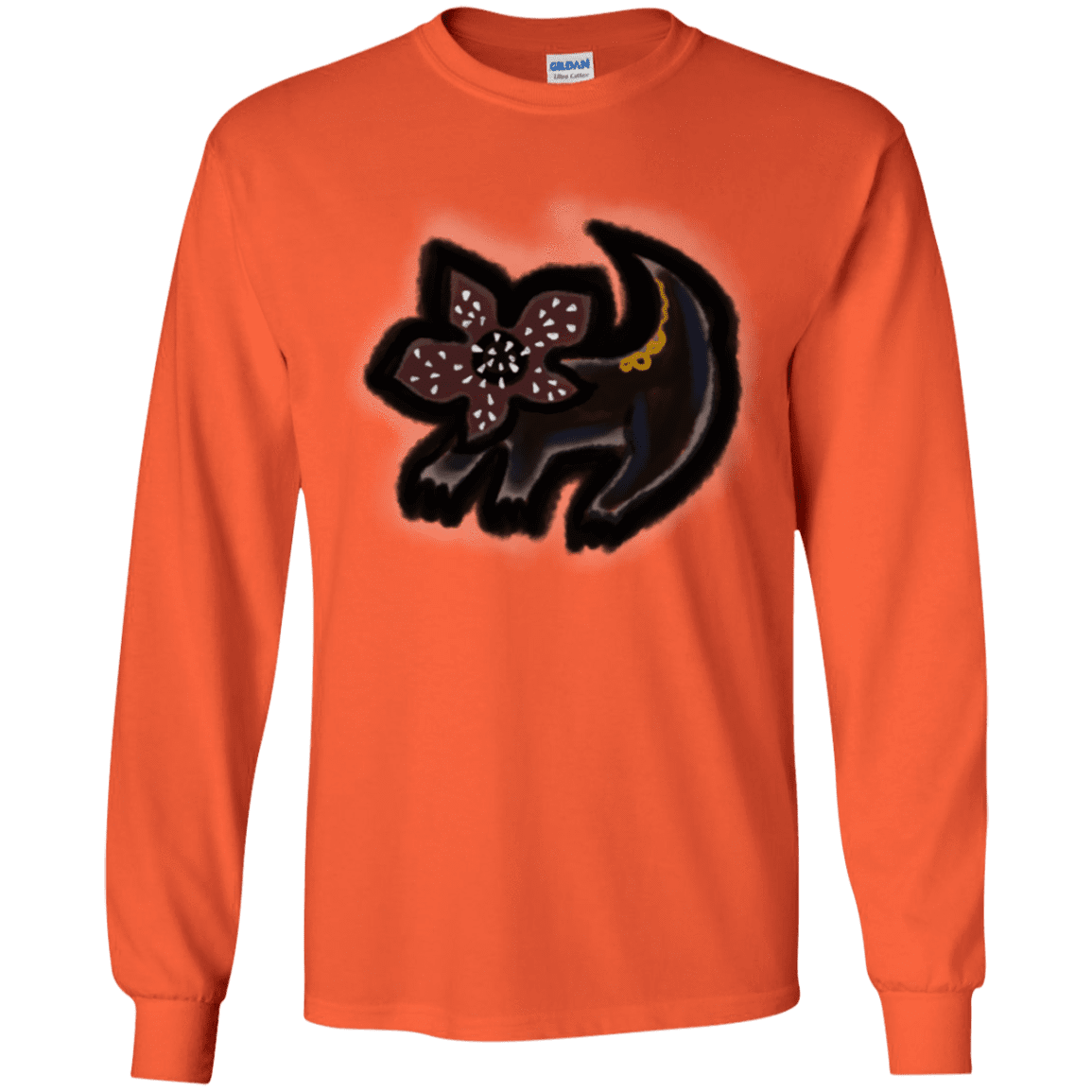 T-Shirts Orange / YS Demodog Rupestre Youth Long Sleeve T-Shirt