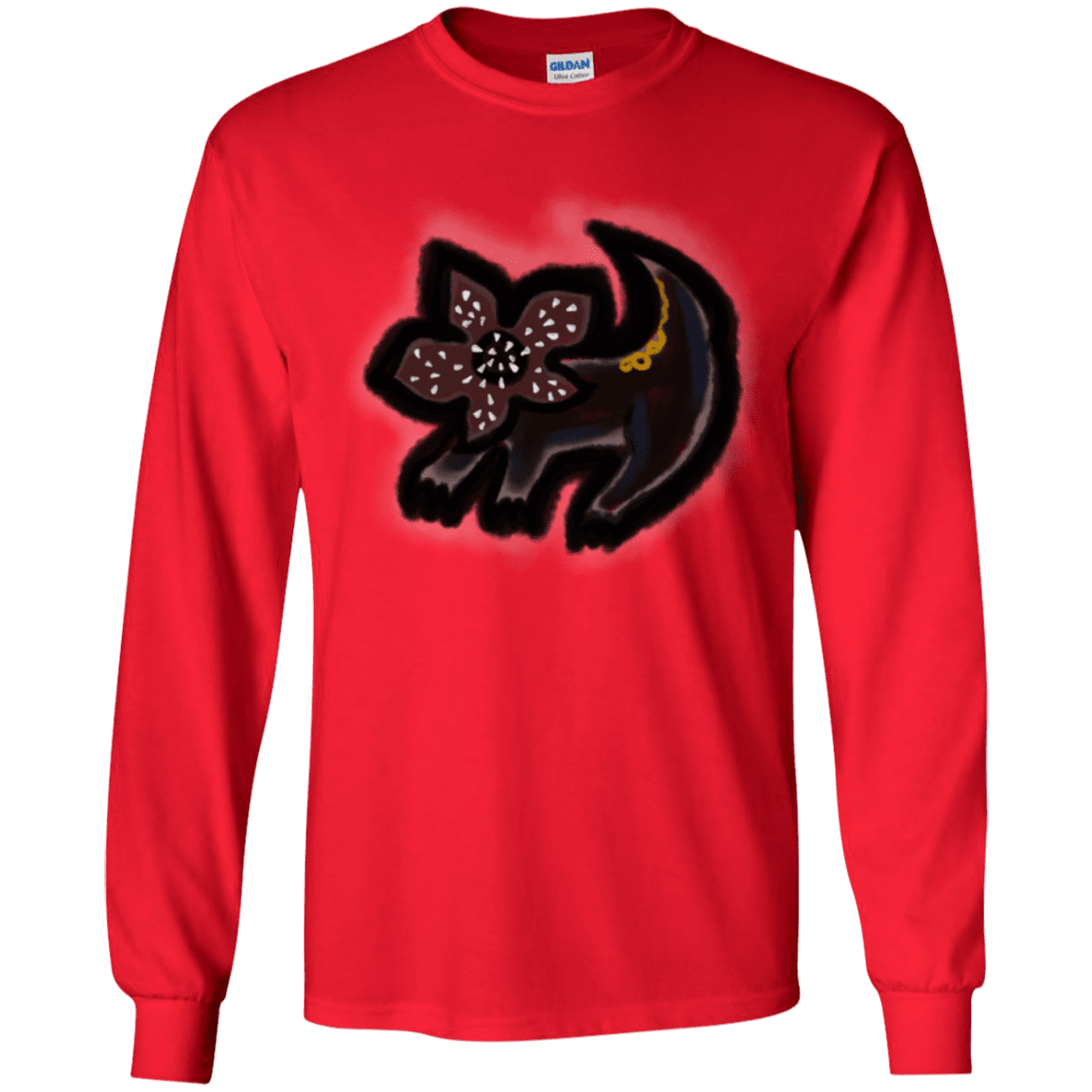 T-Shirts Red / YS Demodog Rupestre Youth Long Sleeve T-Shirt