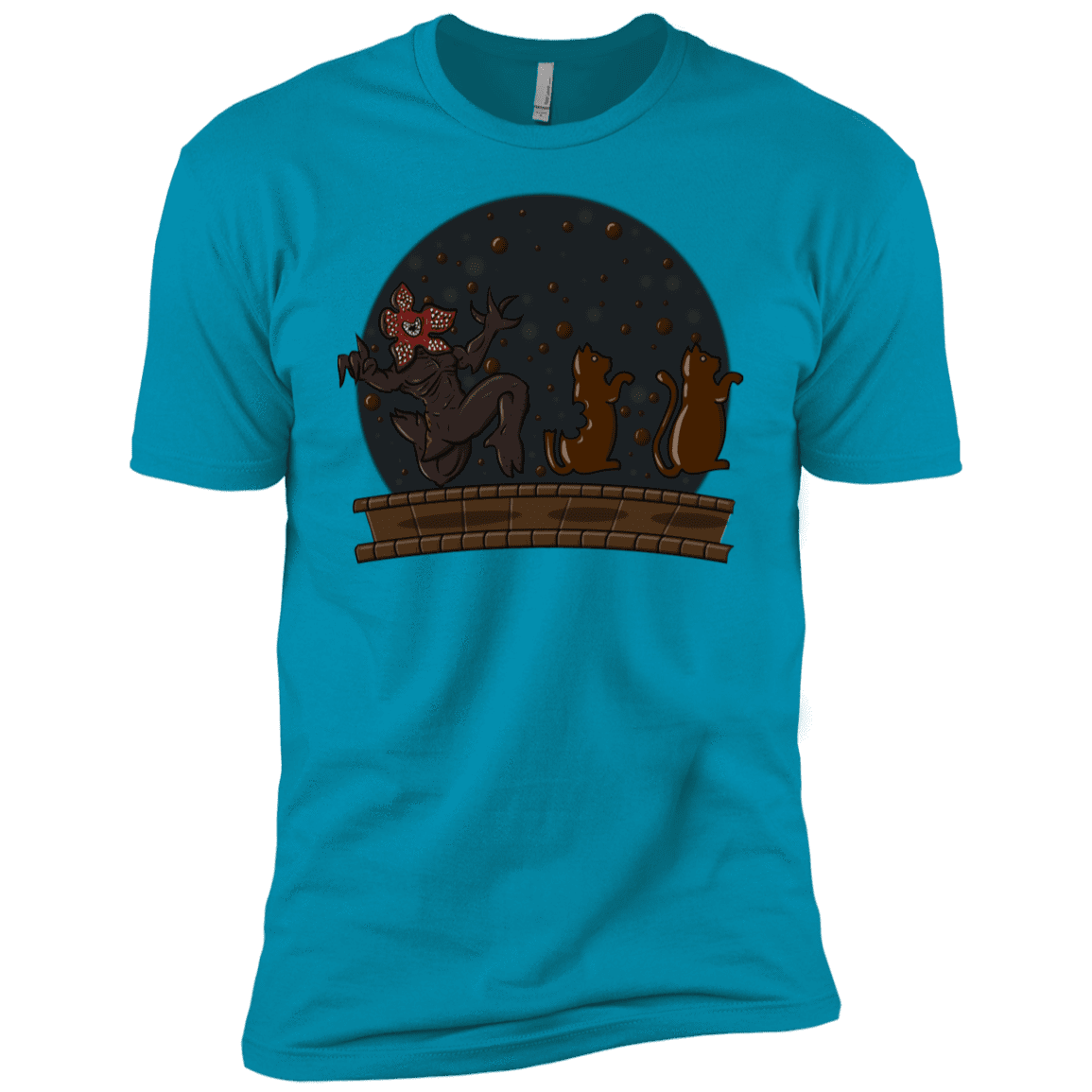 T-Shirts Turquoise / YXS Demogorgon Chocolata Boys Premium T-Shirt