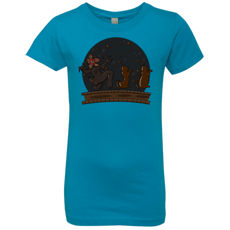 T-Shirts Turquoise / YXS Demogorgon Chocolata Girls Premium T-Shirt