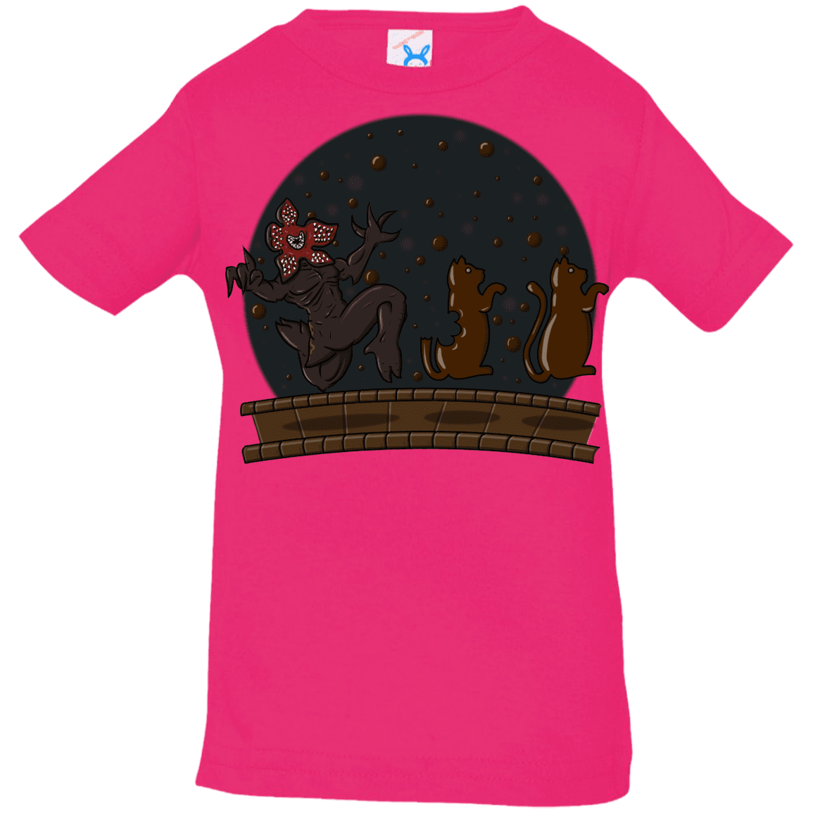 T-Shirts Hot Pink / 6 Months Demogorgon Chocolata Infant Premium T-Shirt
