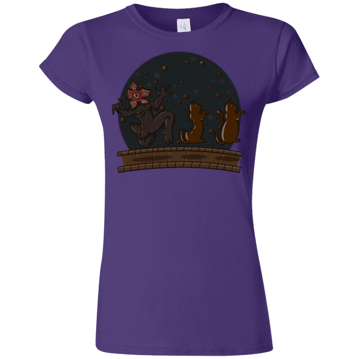 T-Shirts Purple / S Demogorgon Chocolata Junior Slimmer-Fit T-Shirt