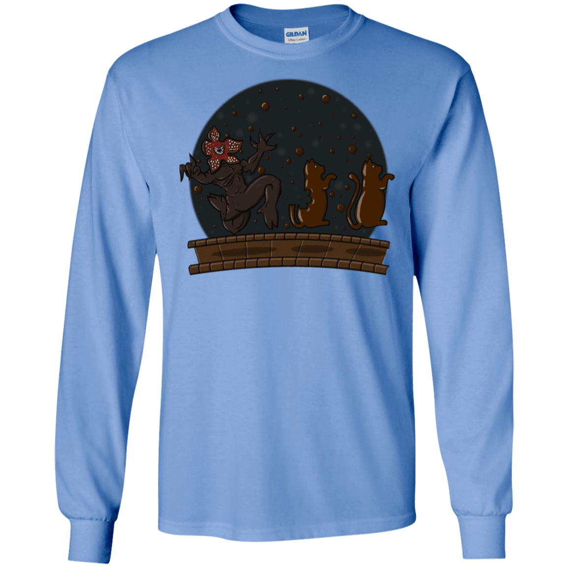 T-Shirts Carolina Blue / S Demogorgon Chocolata Men's Long Sleeve T-Shirt