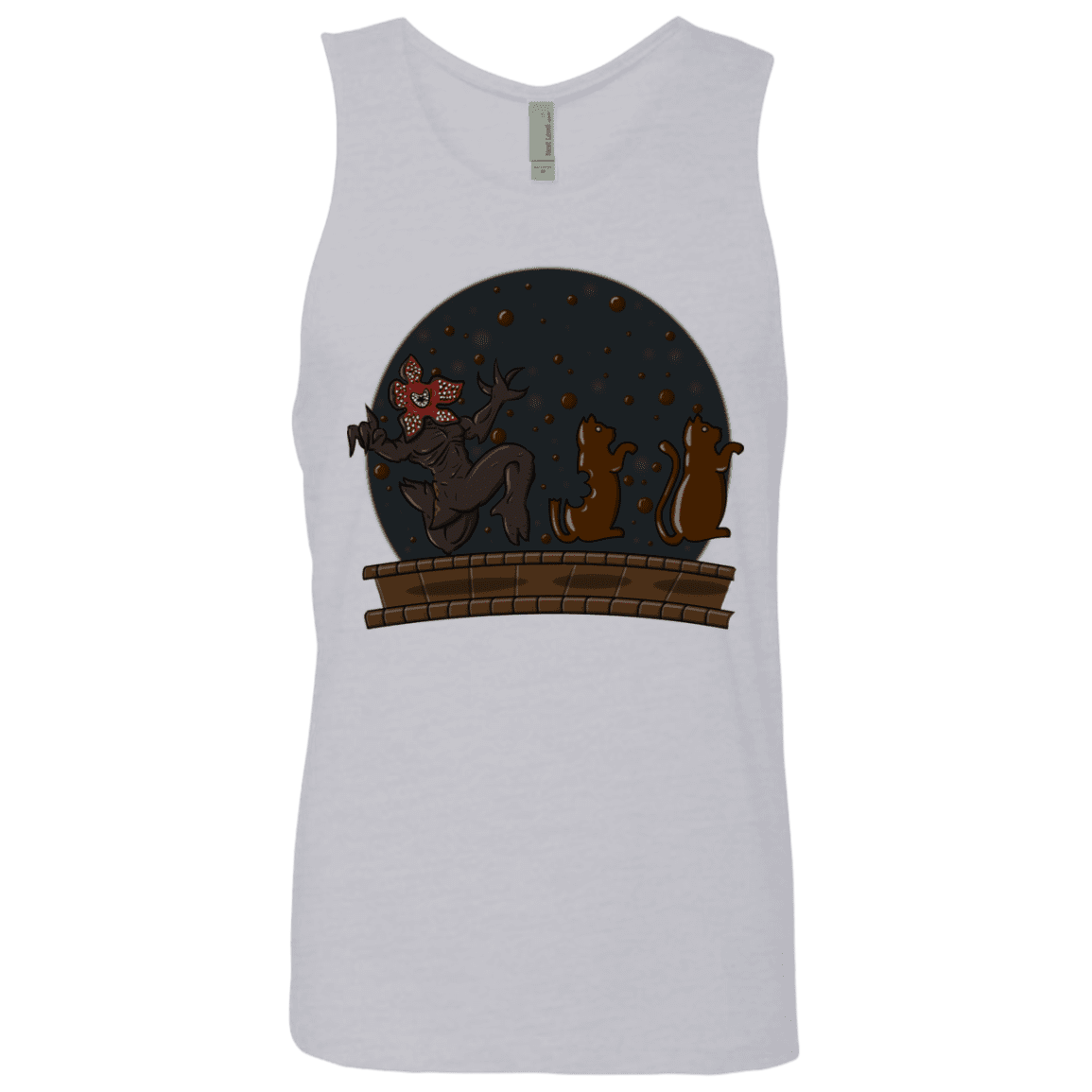 T-Shirts Heather Grey / S Demogorgon Chocolata Men's Premium Tank Top