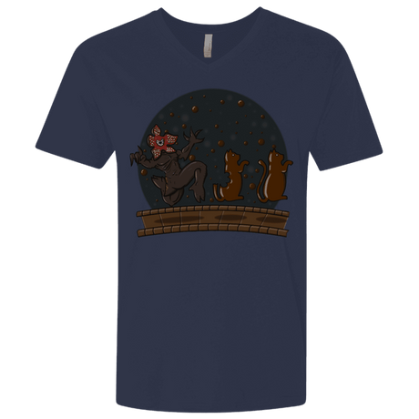 T-Shirts Midnight Navy / X-Small Demogorgon Chocolata Men's Premium V-Neck