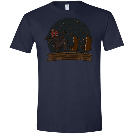 T-Shirts Navy / X-Small Demogorgon Chocolata Men's Semi-Fitted Softstyle