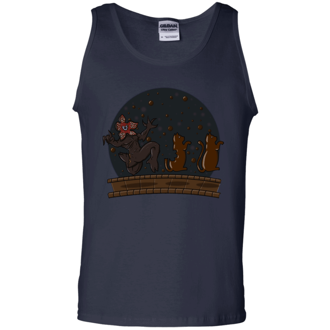 T-Shirts Navy / S Demogorgon Chocolata Men's Tank Top