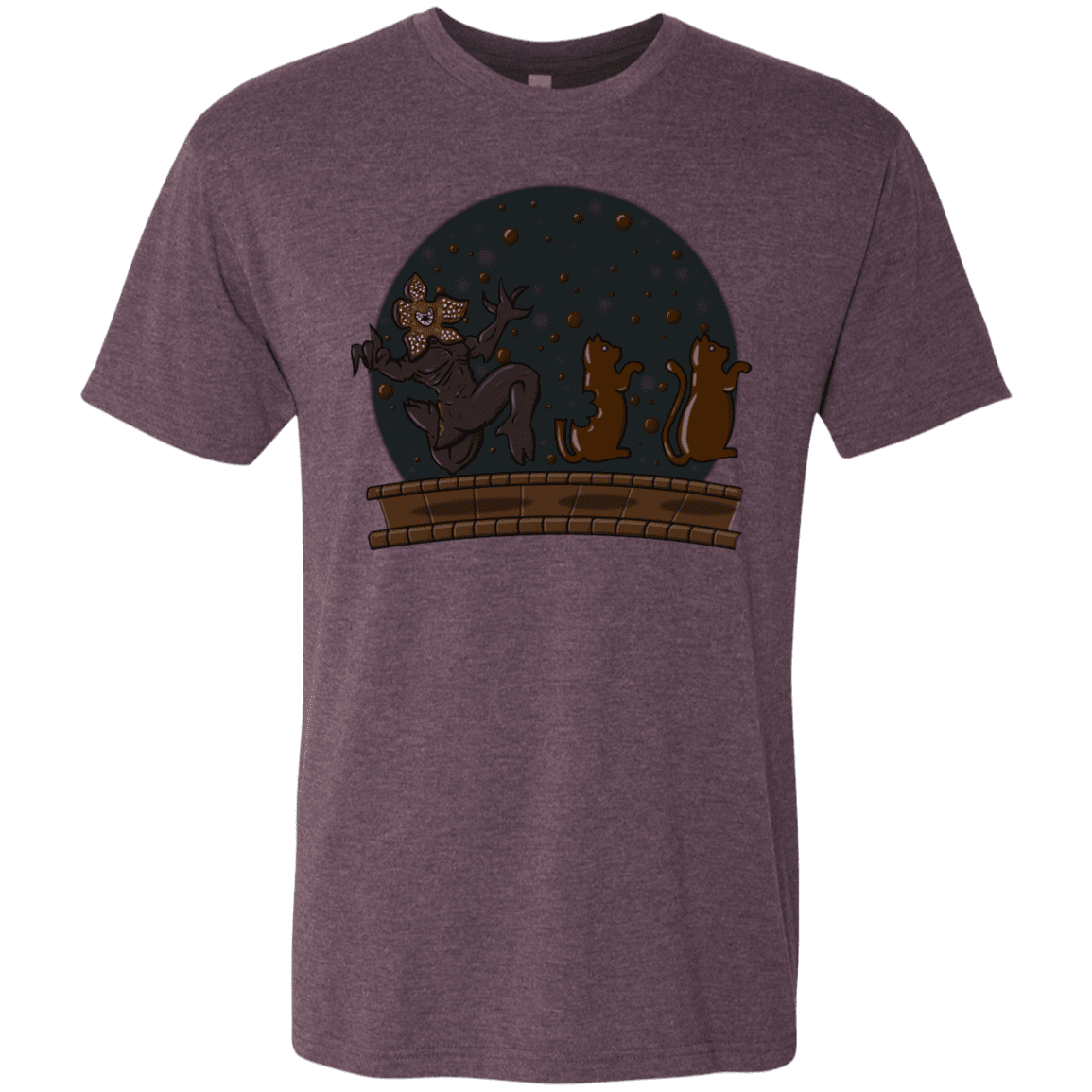 T-Shirts Vintage Purple / S Demogorgon Chocolata Men's Triblend T-Shirt