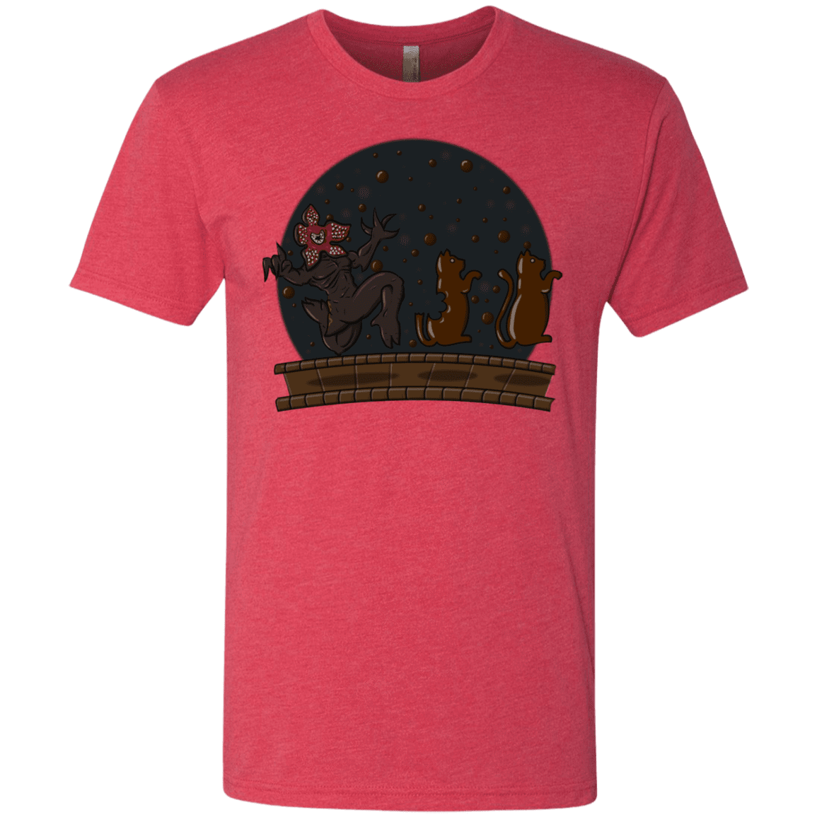 T-Shirts Vintage Red / S Demogorgon Chocolata Men's Triblend T-Shirt