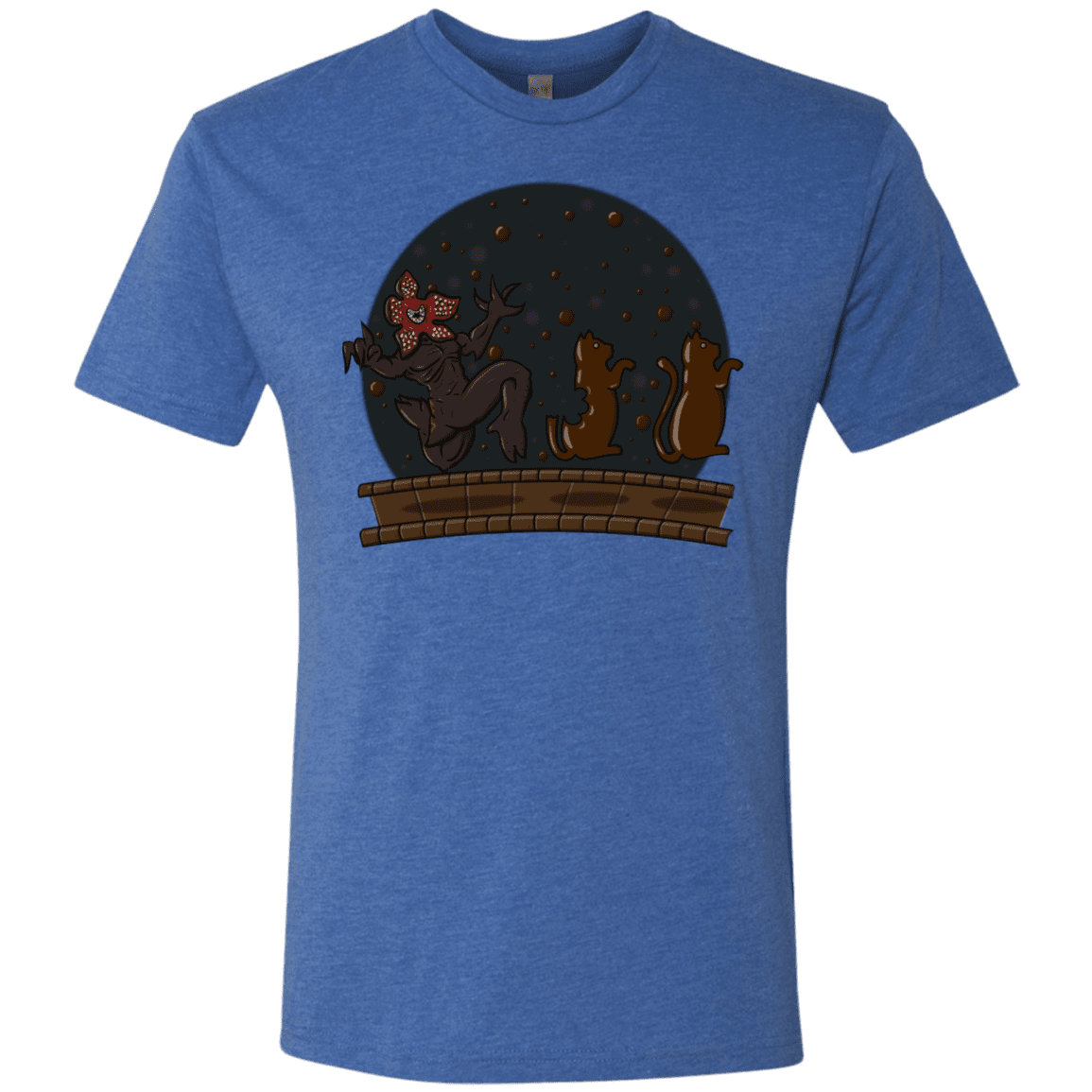 T-Shirts Vintage Royal / S Demogorgon Chocolata Men's Triblend T-Shirt