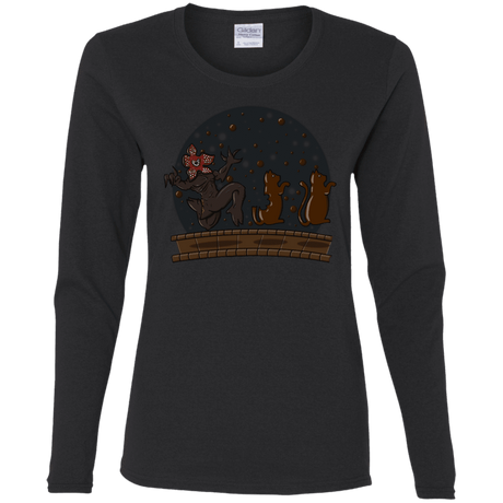 T-Shirts Black / S Demogorgon Chocolata Women's Long Sleeve T-Shirt