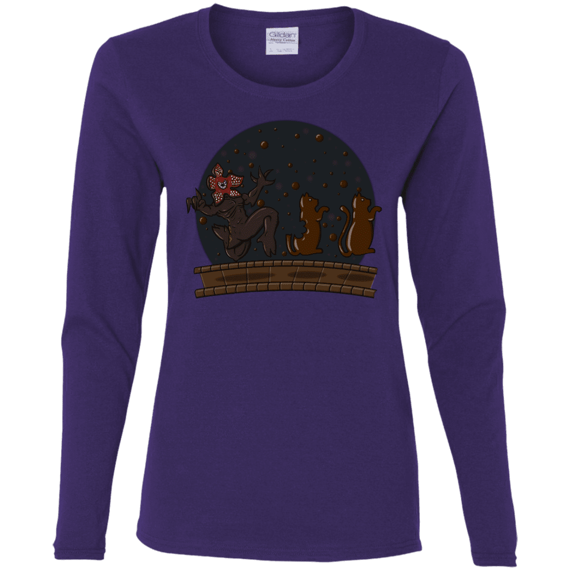 T-Shirts Purple / S Demogorgon Chocolata Women's Long Sleeve T-Shirt