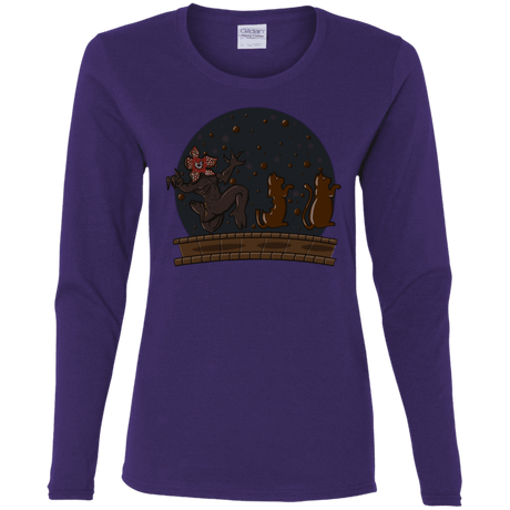 T-Shirts Purple / S Demogorgon Chocolata Women's Long Sleeve T-Shirt