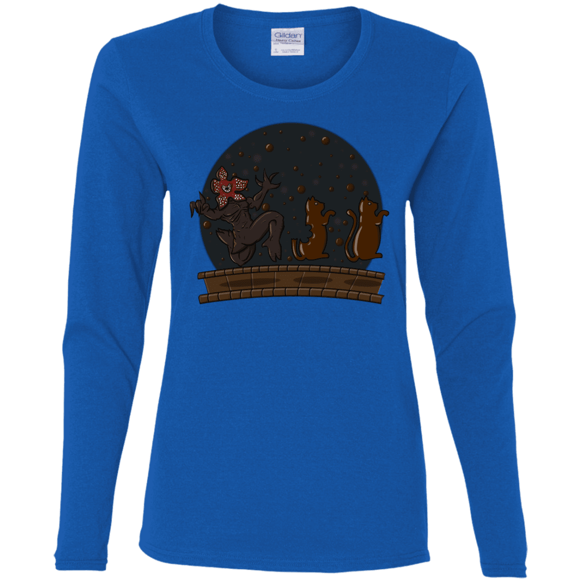 T-Shirts Royal / S Demogorgon Chocolata Women's Long Sleeve T-Shirt