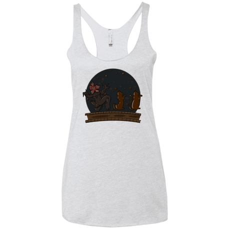 T-Shirts Heather White / X-Small Demogorgon Chocolata Women's Triblend Racerback Tank