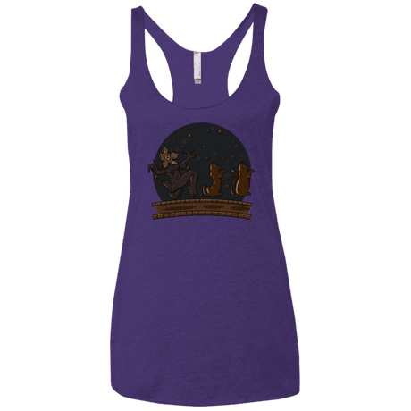 T-Shirts Purple Rush / X-Small Demogorgon Chocolata Women's Triblend Racerback Tank