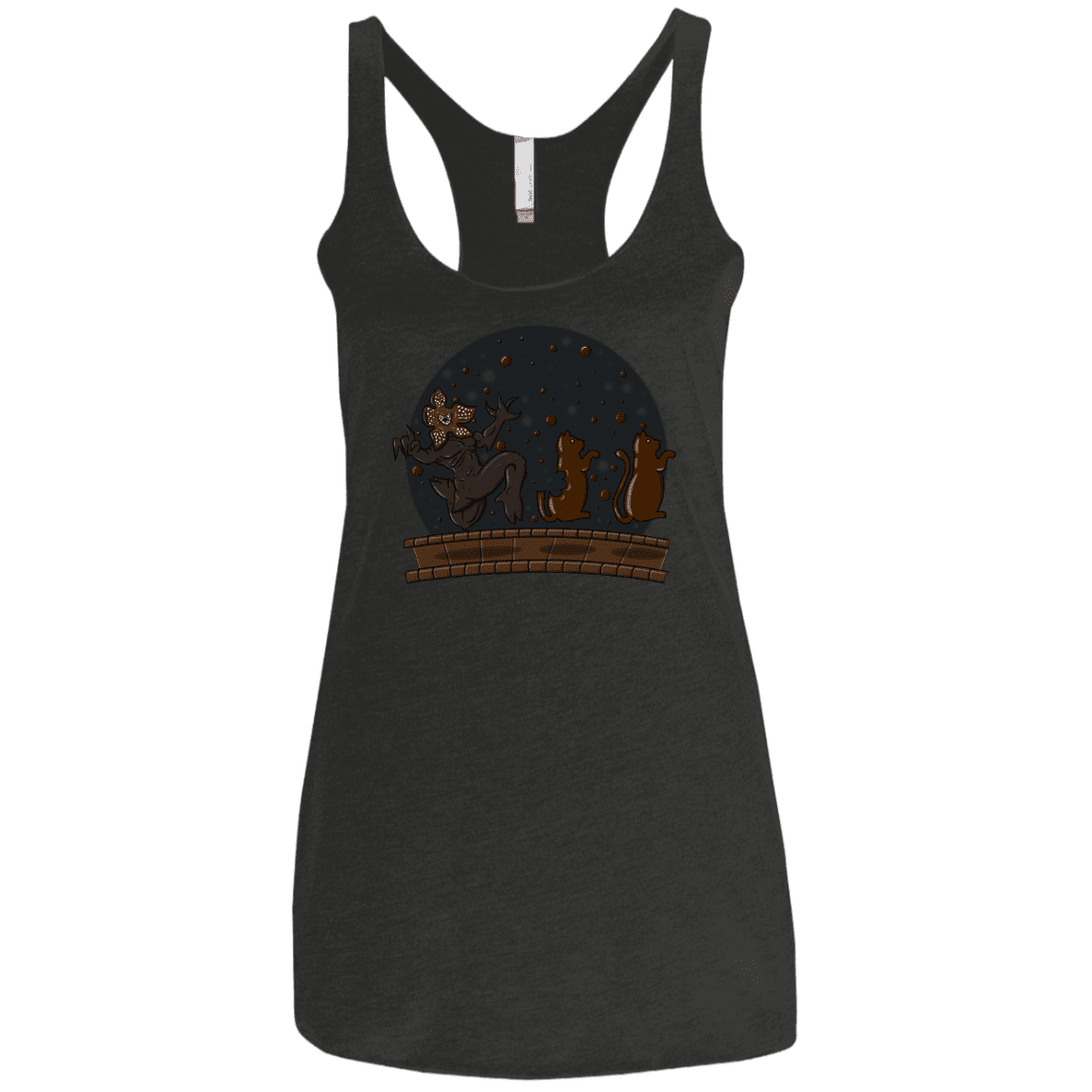 T-Shirts Vintage Black / X-Small Demogorgon Chocolata Women's Triblend Racerback Tank
