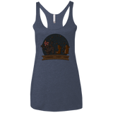 T-Shirts Vintage Navy / X-Small Demogorgon Chocolata Women's Triblend Racerback Tank